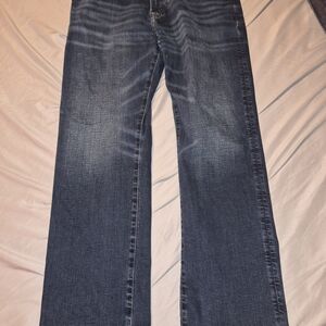 American Eagle Outfitters Dark Blue Relaxed Jeans 36x32